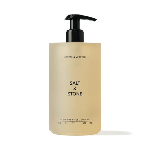 Salt & Stone Body Wash for Women & Men, Santal & Vetiver 15.2 fl oz
