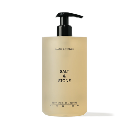 Salt & Stone Body Wash for Women & Men, Santal & Vetiver 15.2 fl oz
