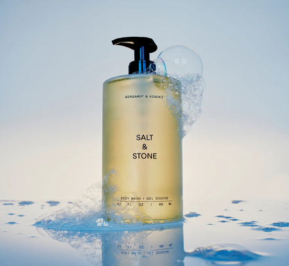 Salt & Stone Body Wash for Women & Men, Santal & Vetiver 15.2 fl oz